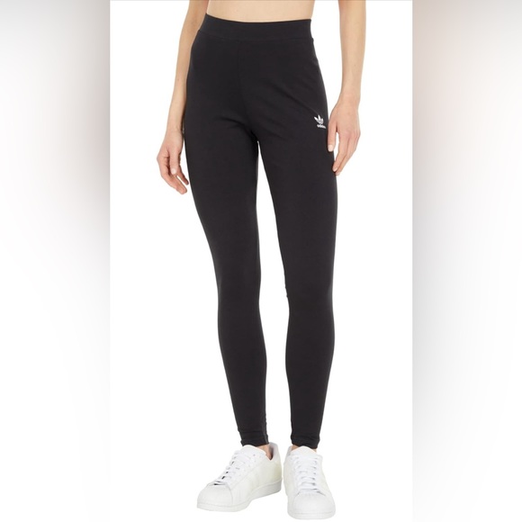 (XS:NWT) $35|Adidas Essentials Women's Adicolor Full Length Leggings, Black - Picture 1 of 11